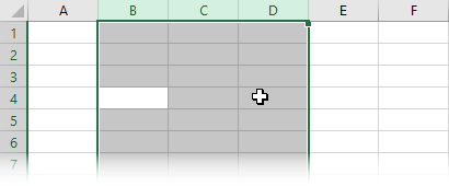 excel select multiple columns for mac